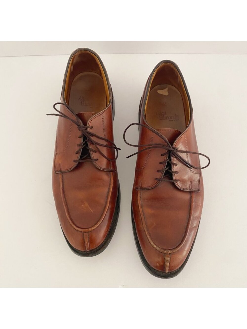 Allen Edmonds Bradley Derby Lace-Up Shoes Brown